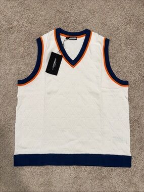 Men’s Size Medium J. Lindeberg Golf Vest White